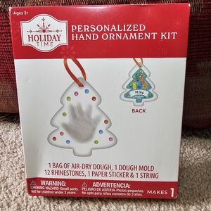 New. Personalized Hand Christmas Ornament Kit, Tree, by Holiday Time